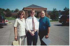 Pace, me, and Monty at The Hermitage, Fall 1999