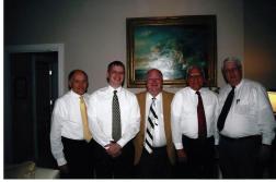 Monty, me, Jack, Fred, and Bill before my lecture at CU in Oct. 2007