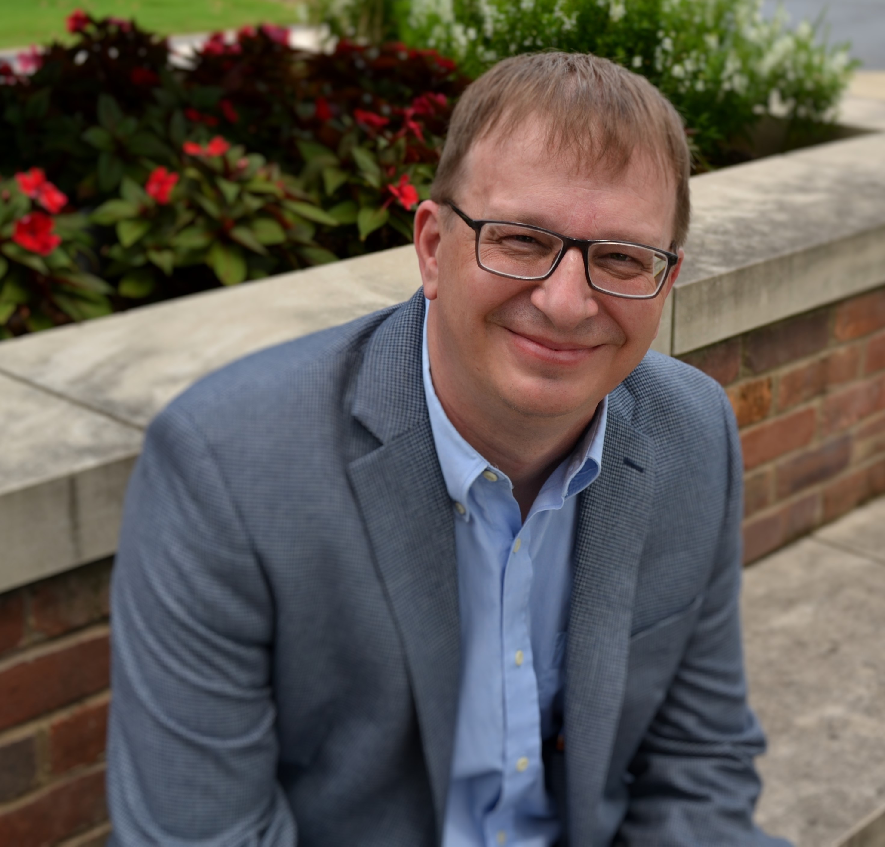 Looking up cropped blurred